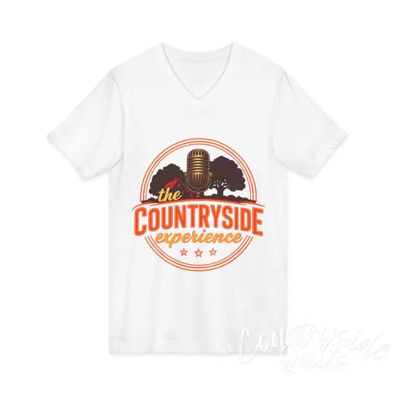 The Countryside Experience V-Neck Tee Unisex Country Music
