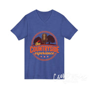 The Countryside Experience V-Neck Tee Unisex Country Music