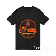The Countryside Experience V-Neck Tee Unisex Country Music