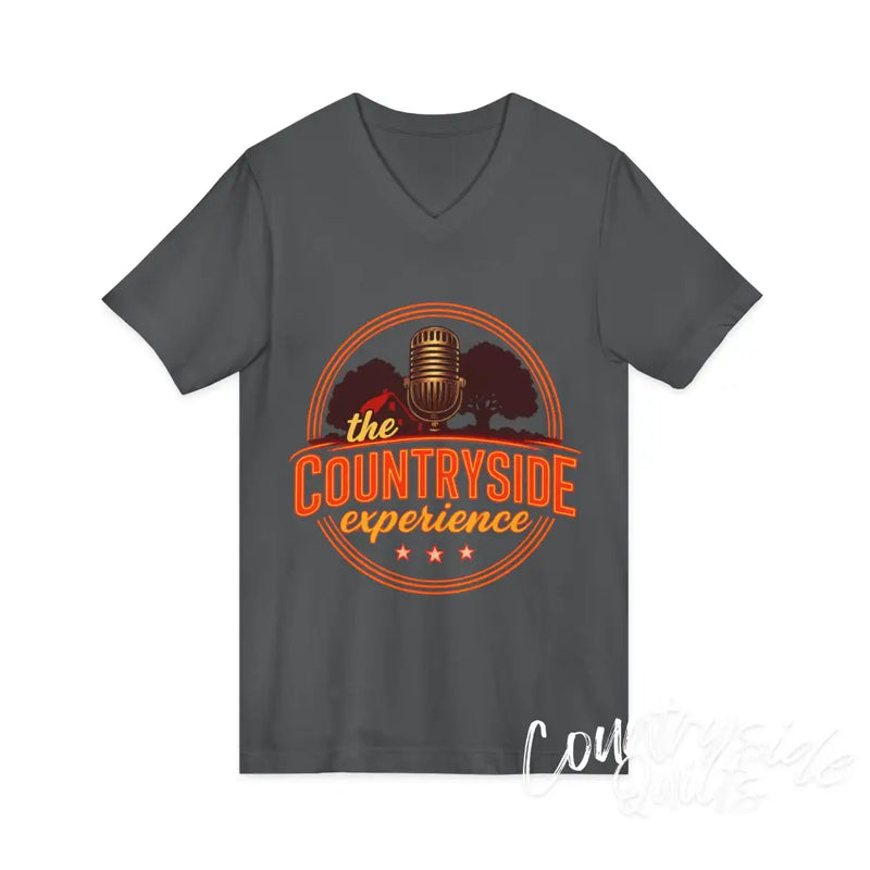 The Countryside Experience V-Neck Tee Unisex Country Music