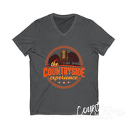 The Countryside Experience V-Neck Tee Unisex Country Music