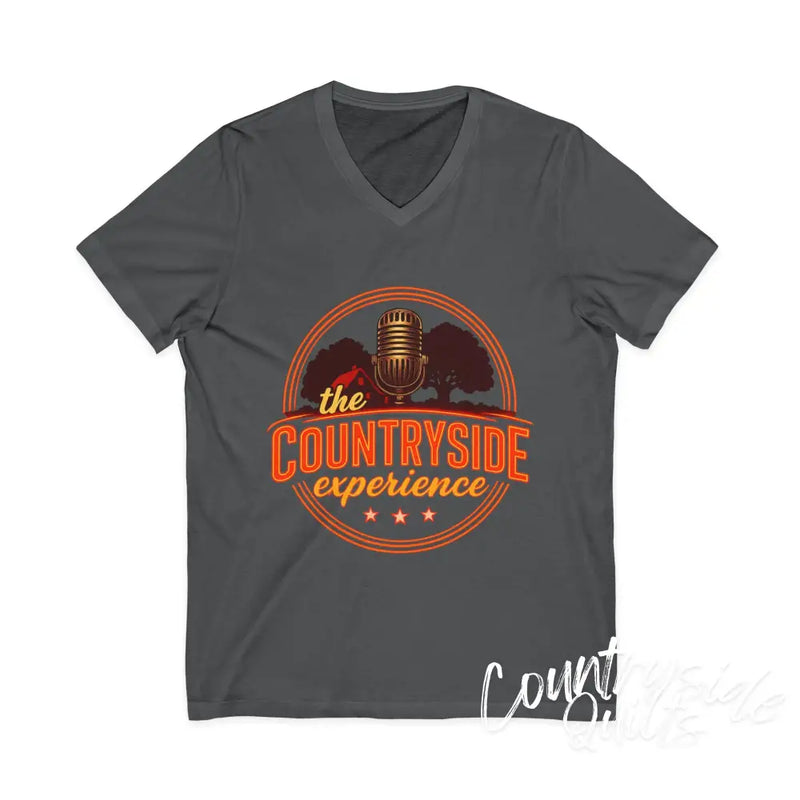 The Countryside Experience V-Neck Tee Unisex Country Music