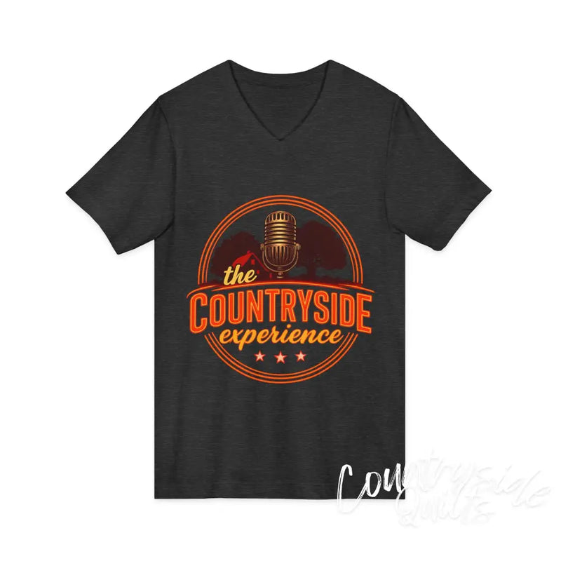 The Countryside Experience V-Neck Tee Unisex Country Music