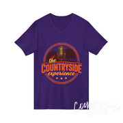 The Countryside Experience V-Neck Tee Unisex Country Music