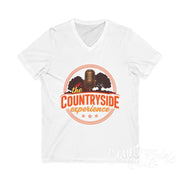 The Countryside Experience V-Neck Tee Unisex Country Music