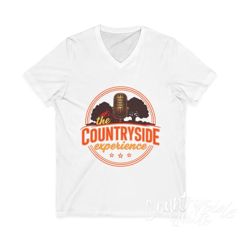 The Countryside Experience V-Neck Tee Unisex Country Music