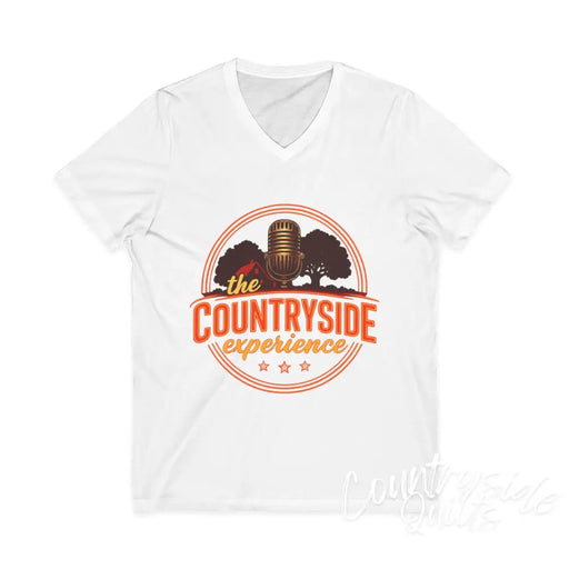 The Countryside Experience V-Neck Tee Unisex Country Music