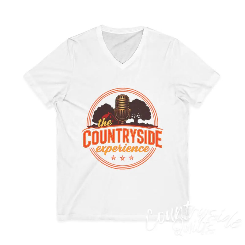The Countryside Experience V-Neck Tee Unisex Country Music