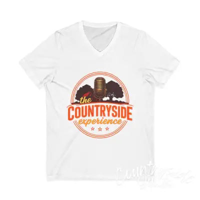 The Countryside Experience V-Neck Tee Unisex Country Music