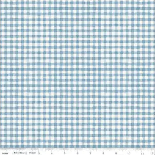 Countryside Gingham Blue 44’’ / 45’’ Width C14537-BLUE