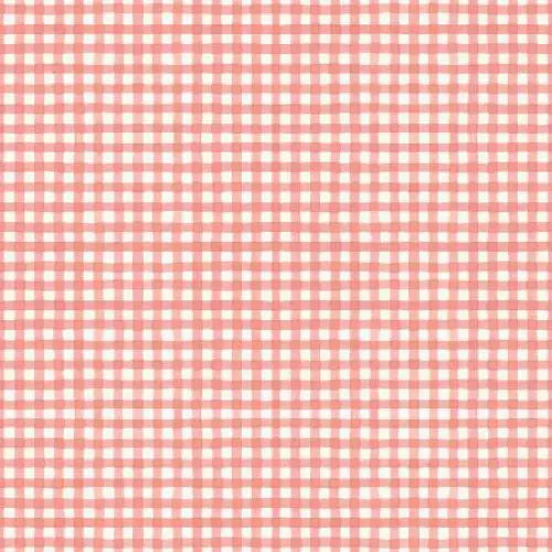 Countryside Gingham Coral 44’’ / 45’’ Width C14537-CORAL
