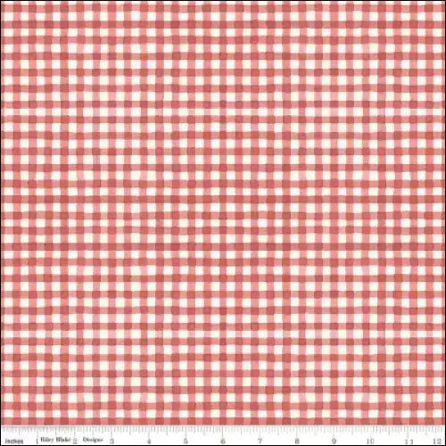 Countryside Gingham Red 44’’ / 45’’ Width C14537-RED