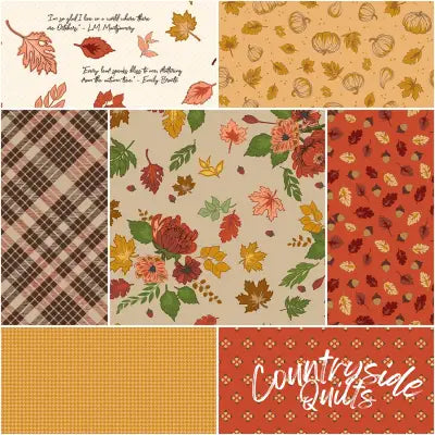 Cozy Autumn 1 Yard Bundle Palomino, 7 Pcs.