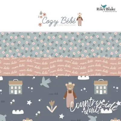 Cozy Bebe Fat Quarter Bundle, 18pcs