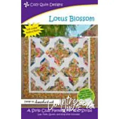 Cozy Quilt Designs - Lotus Blossom Pattern 601686