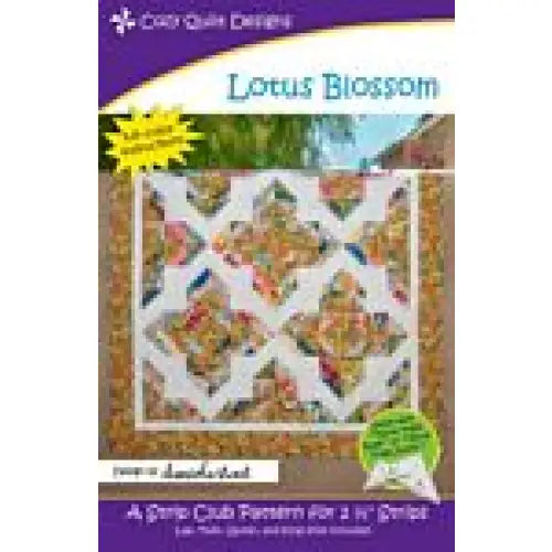 Cozy Quilt Designs - Lotus Blossom Pattern 601686