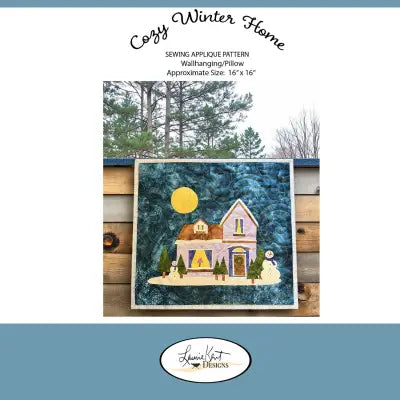 Cozy Winter Home Sewing Applique