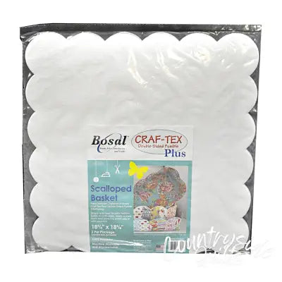 Craf-Tex Scalloped Basket 2pk