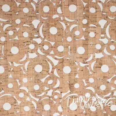 Cream Canvas Backed Cheery O's Pro Cork 5 yards