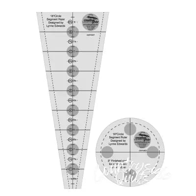 Creative Grids 18 Degree Dresden Plate Quilt Ruler