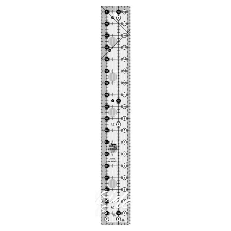 Creative Grids 2-1/2in x 18-1/2in Rectangle Quilt Ruler