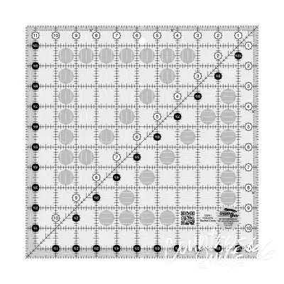 Creative Grids Quilt Ruler 11-1/2in x 11-1/2in Square