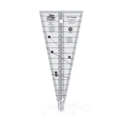 Creative Grids Quilt Ruler 22-1/2 Degree Triangle