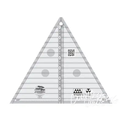 Creative Grids Quilt Ruler 60 Degree 8-1/2in Triangle