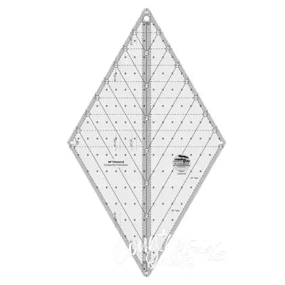 Creative Grids Quilt Ruler 60 Degree Diamond