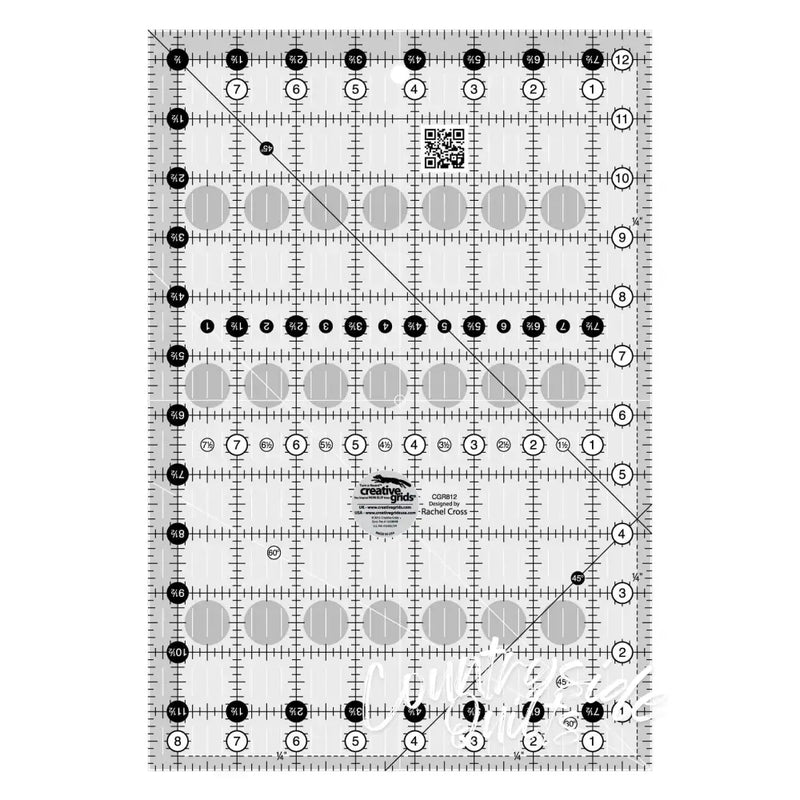 Creative Grids Quilt Ruler 8-1/2in x 12-1/2in Notions