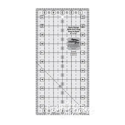 Creative Grids Quilt Ruler Basic Range 6in x 12in Rectangle