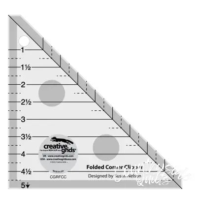 Creative Grids Quilt Ruler Folded Corner Clipper Tool