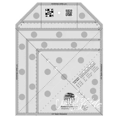 Creative Grids Quilt Ruler Hunter's Star Trim Tool