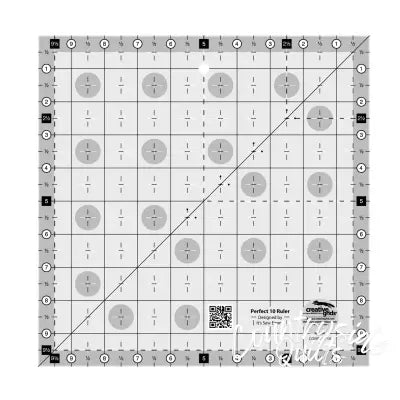 Creative Grids Quilt Ruler Perfect 10 Square