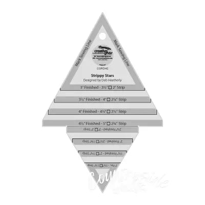 Creative Grids Quilt Ruler Strippy Stars Tool