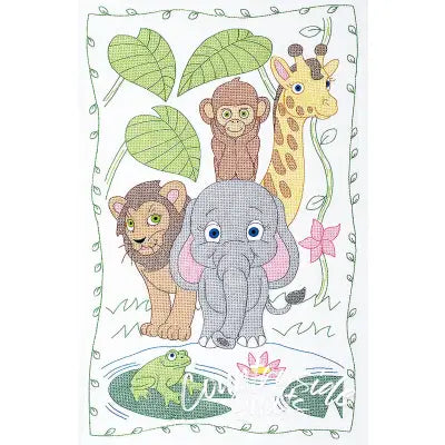 Crib Quilt Tops 40in x 60in Jungle