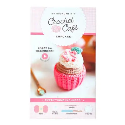 Crochet Café Amigurumi Kit Cupcake