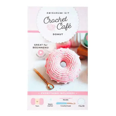 Crochet Café Amigurumi Kit Donut