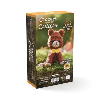 Crochet Forest Critters Amigurumi Kit Bear