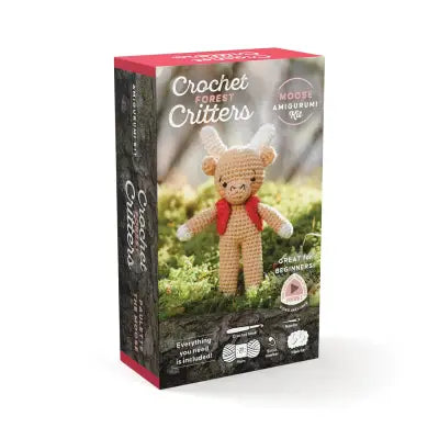 Crochet Forest Critters Amigurumi Kit Moose