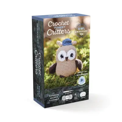 Crochet Forest Critters Amigurumi Kit Owl