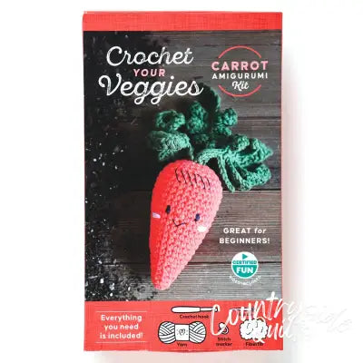 Crochet Your Veggies Amigurumi Kit Carrot