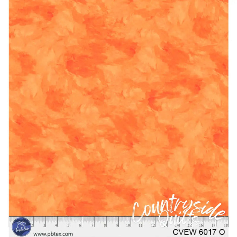 Crushed Velvet Orange Cotton Wideback Fabric per yard
