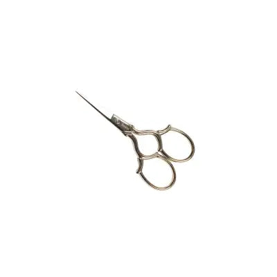 Curled Handle Chrom Scissors 3 1/2in