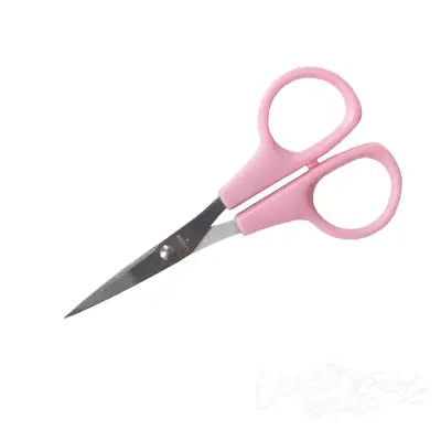 Curved Blade Embroidery Scissors Pink