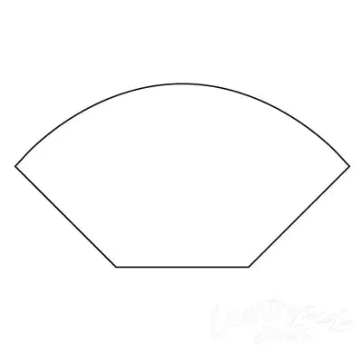 Curved Octagon Wedge Papers