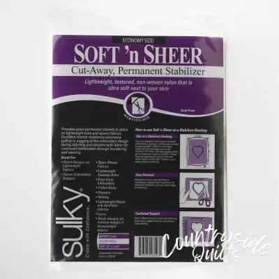 Cut Away Soft N Sheer Stabilizer White 20in x 3yds