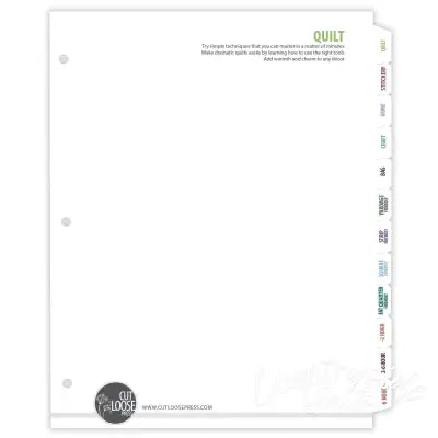 Cut Loose Press Binder Tabs