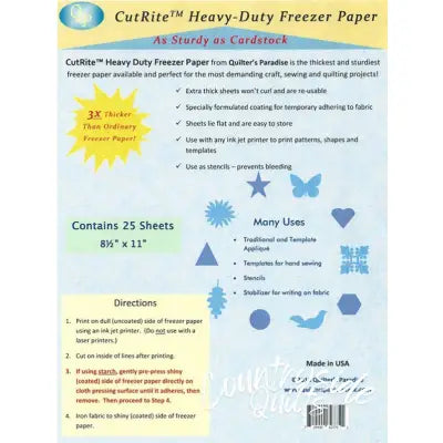 Cut Rite Heavy Duty Freezer Paper 25pk