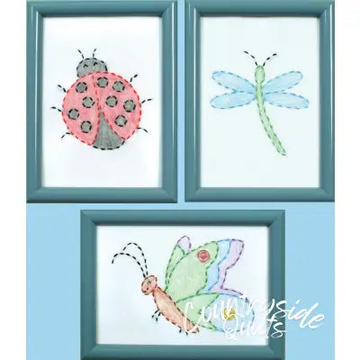Cute As A Bug Beginner Embroidery Kits